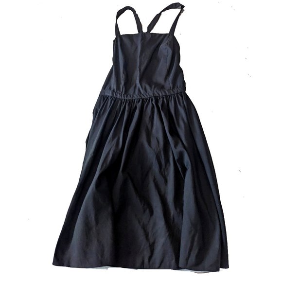 Halston Heritage Silk Blend Little Black Dress - Size 6 - EUC - Picture 1 of 8